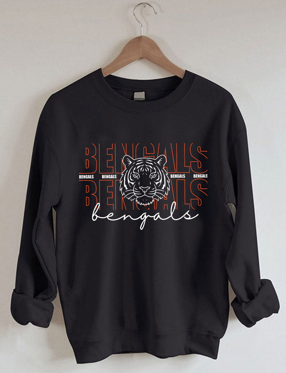 Bengals Tiger Funny Football Sweatshirt
