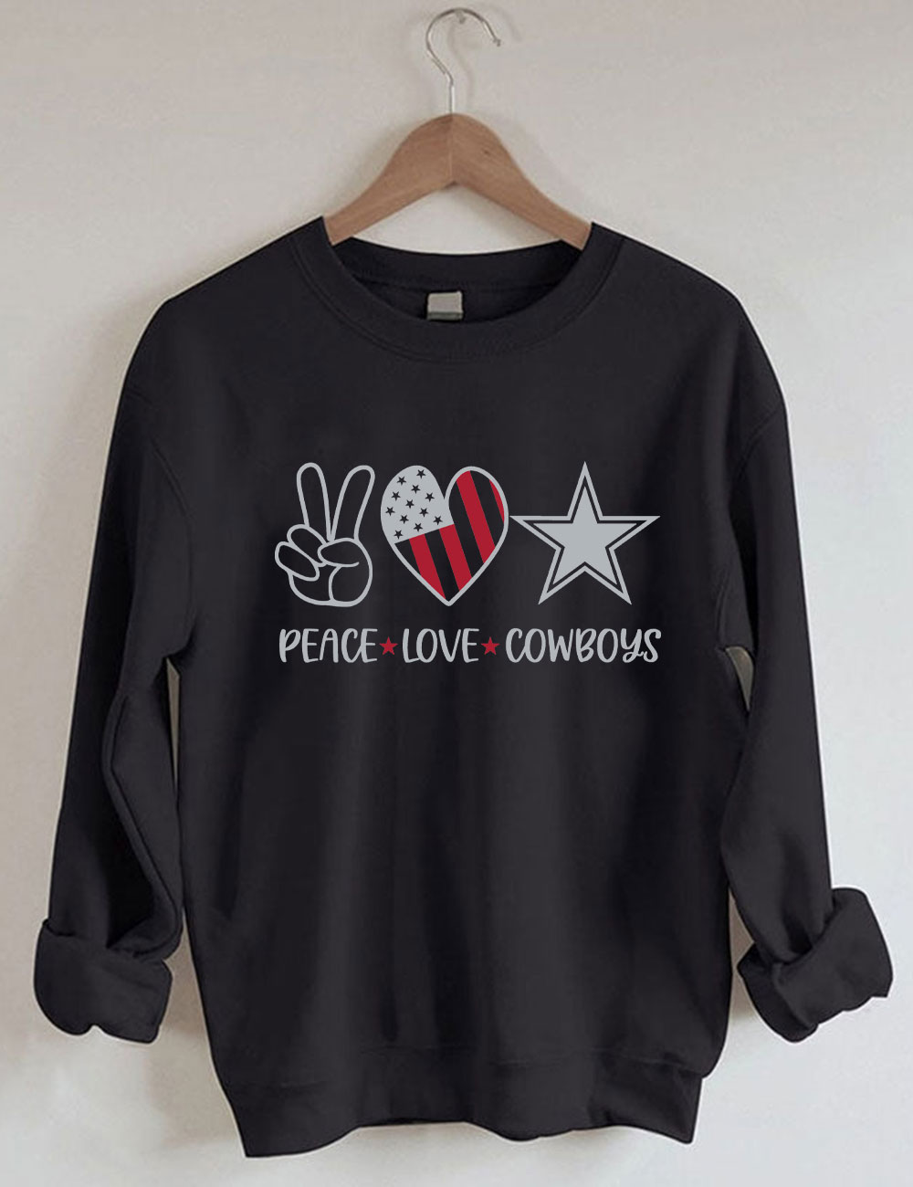 Peace Love Cowboys Sweatshirt