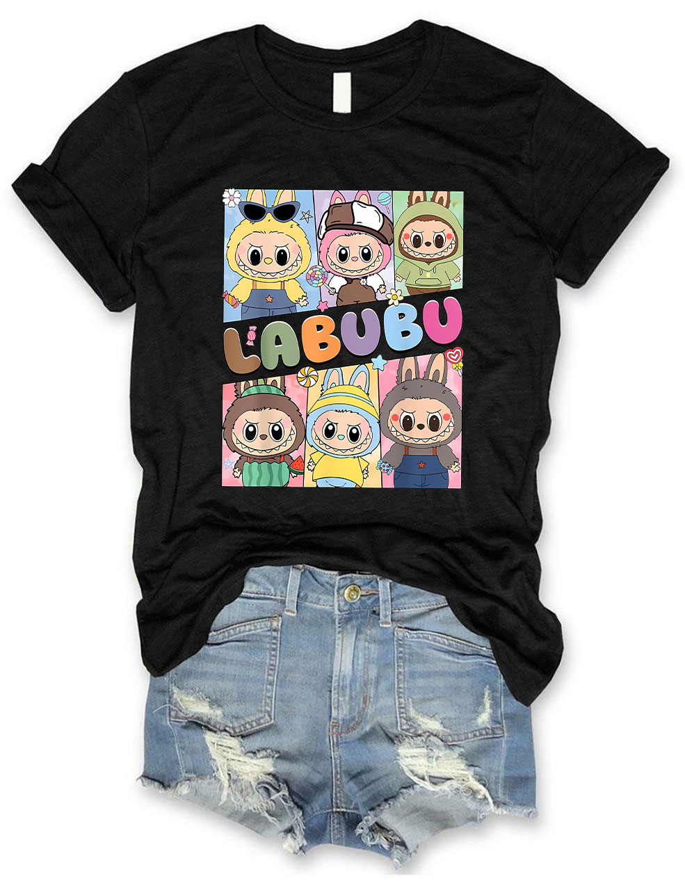 Labubu Cartoon Character T-Shirt