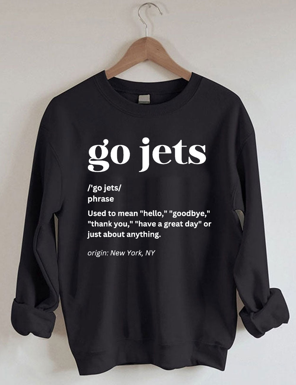 Go Jets Football Sweatshirt