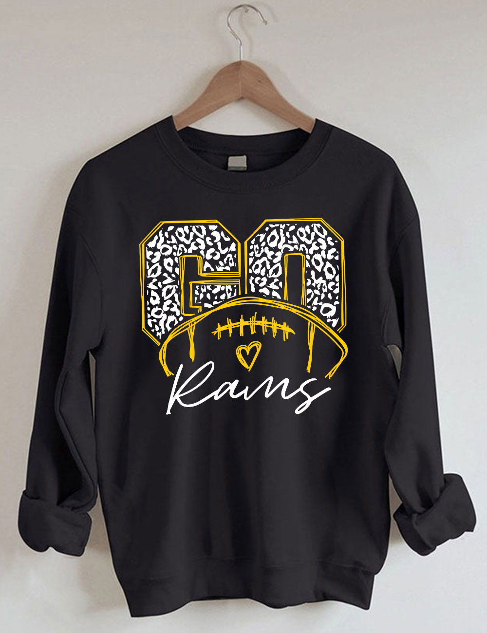 Leopard Go Ravens Sweatshirt