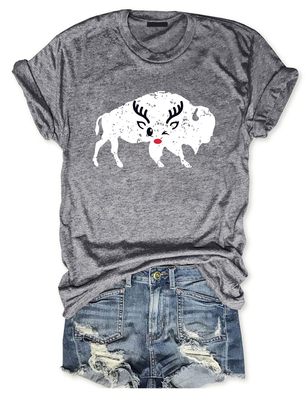 Tis the Season Buffalo Christmas Football T-Shirt