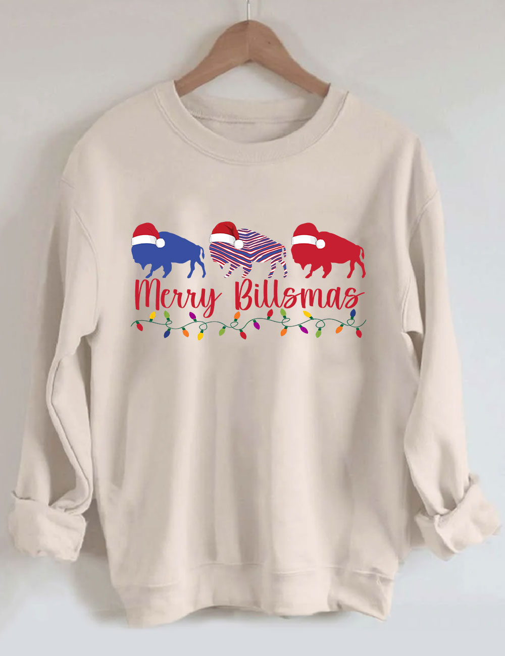 Buffalo Trio Christmas Trees Sweatshirt
