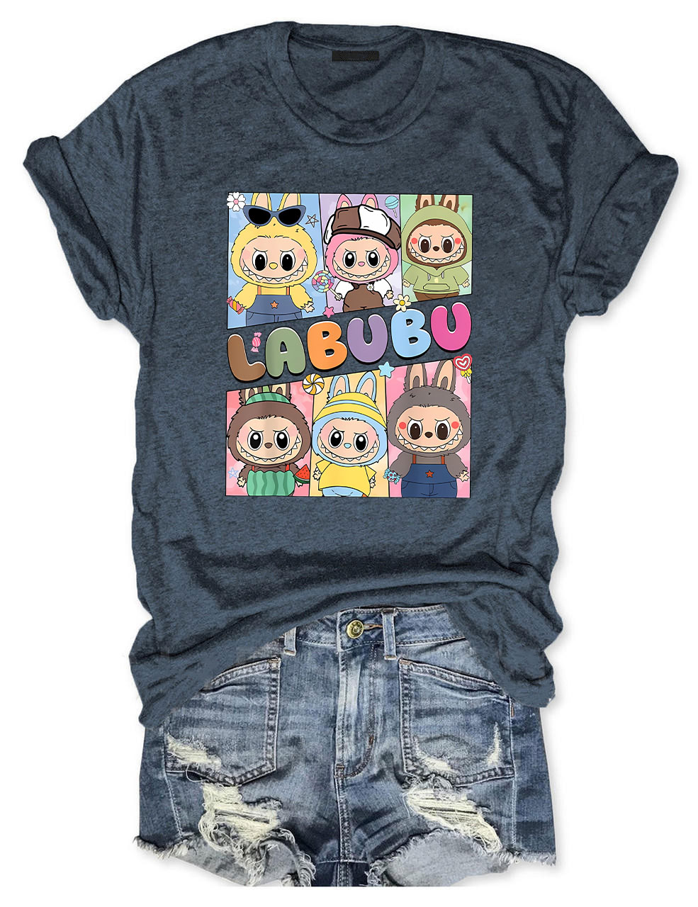 Labubu Cartoon Character T-Shirt