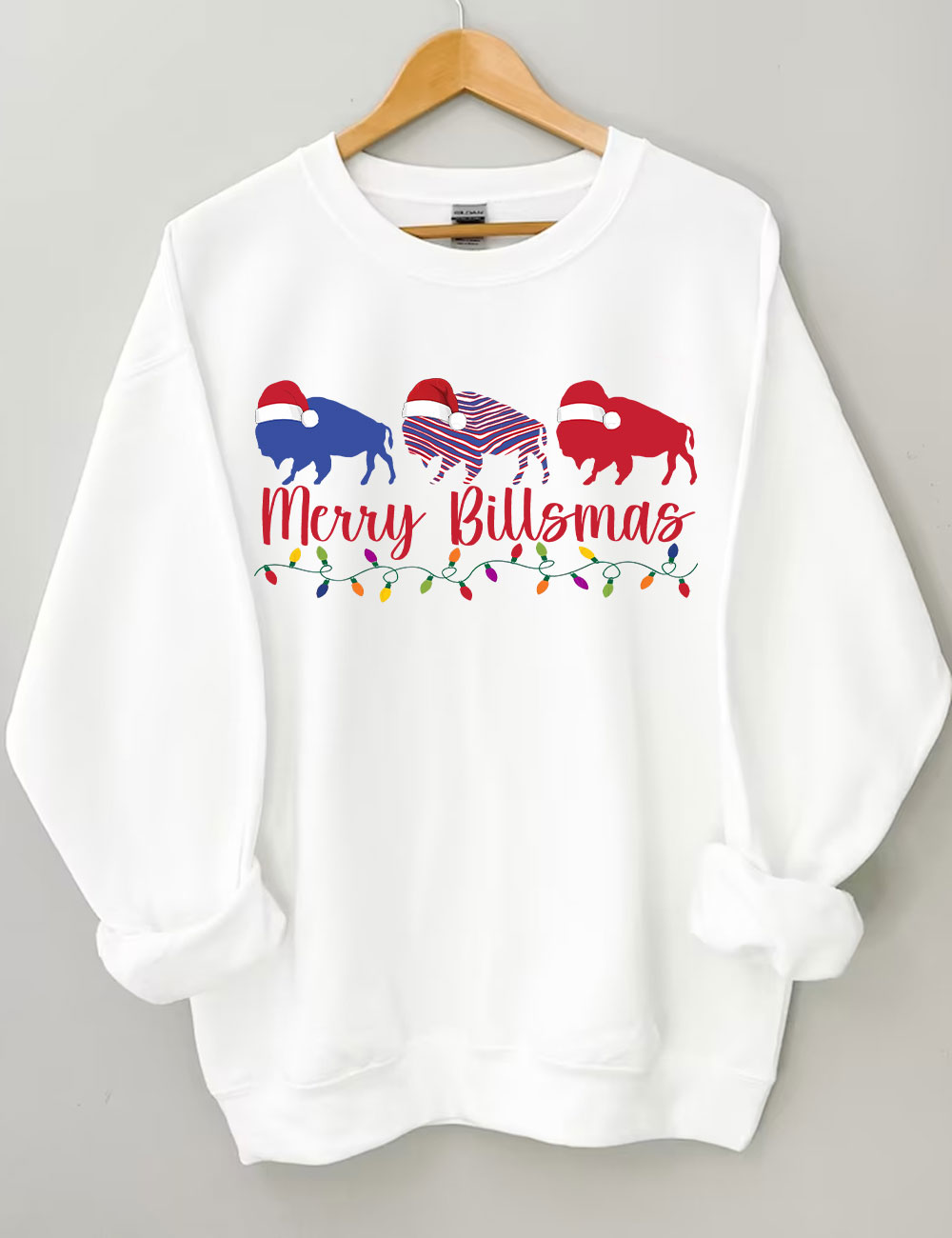 Buffalo Trio Christmas Trees Sweatshirt