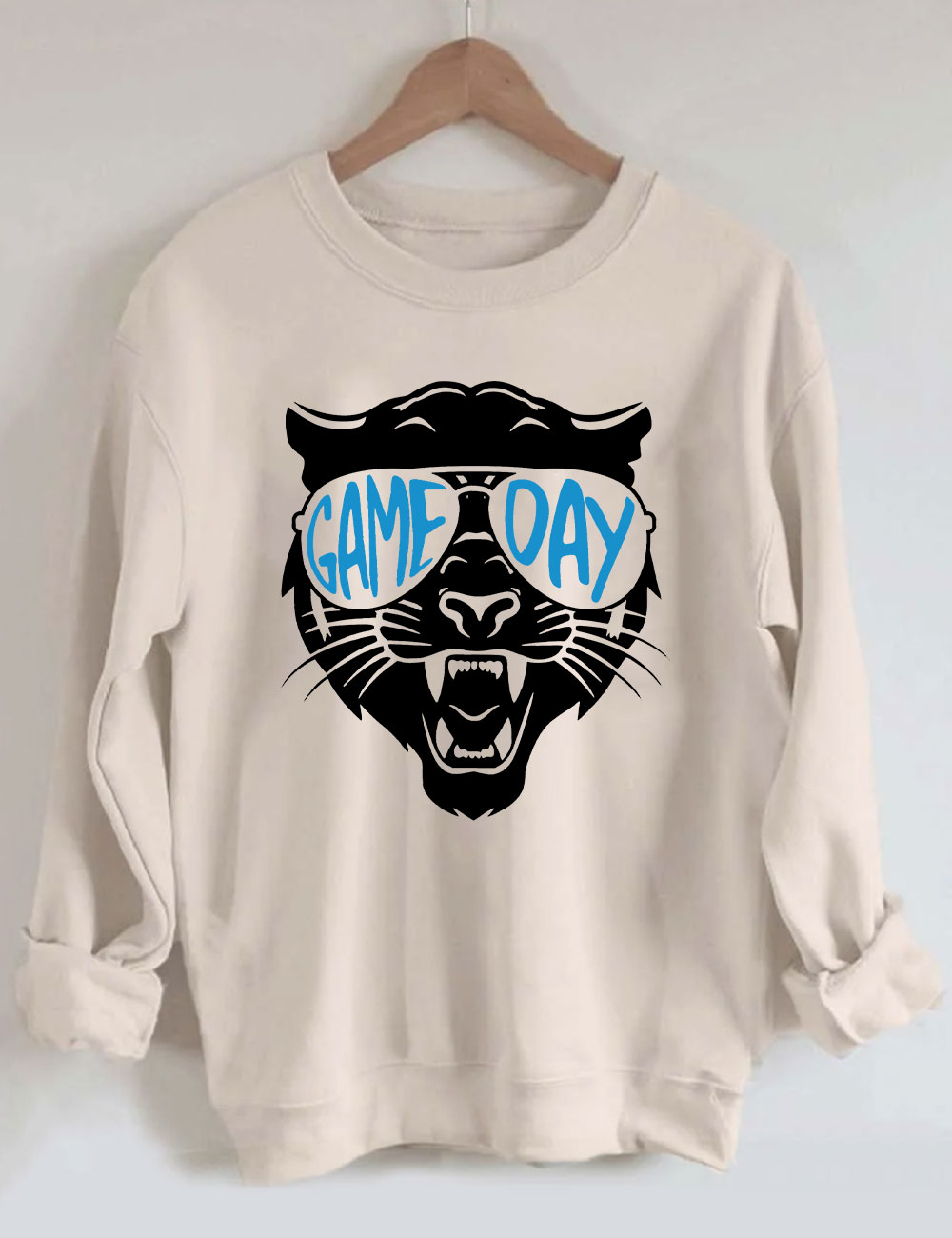 Carolina Panthers Game Day Football Sweatshirt
