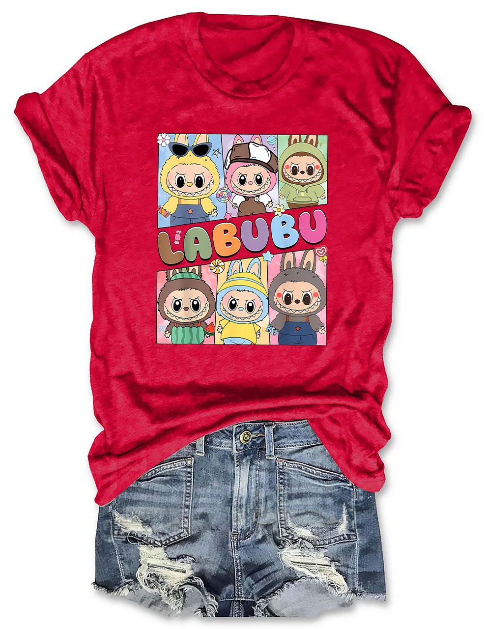 Labubu Cartoon Character T-Shirt