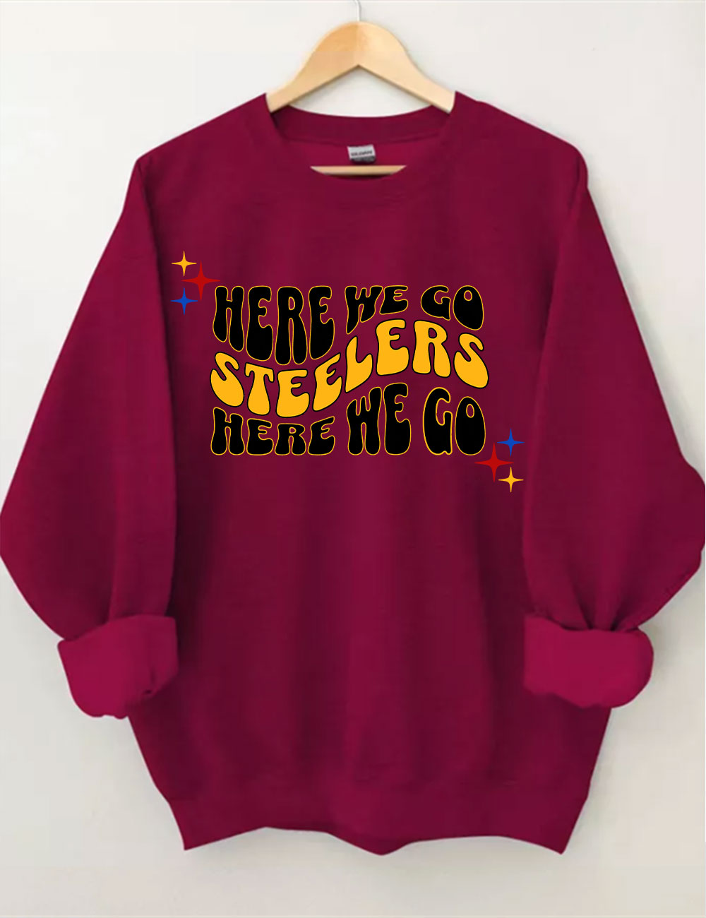 Here We Go Steelers Football Sweatshirt