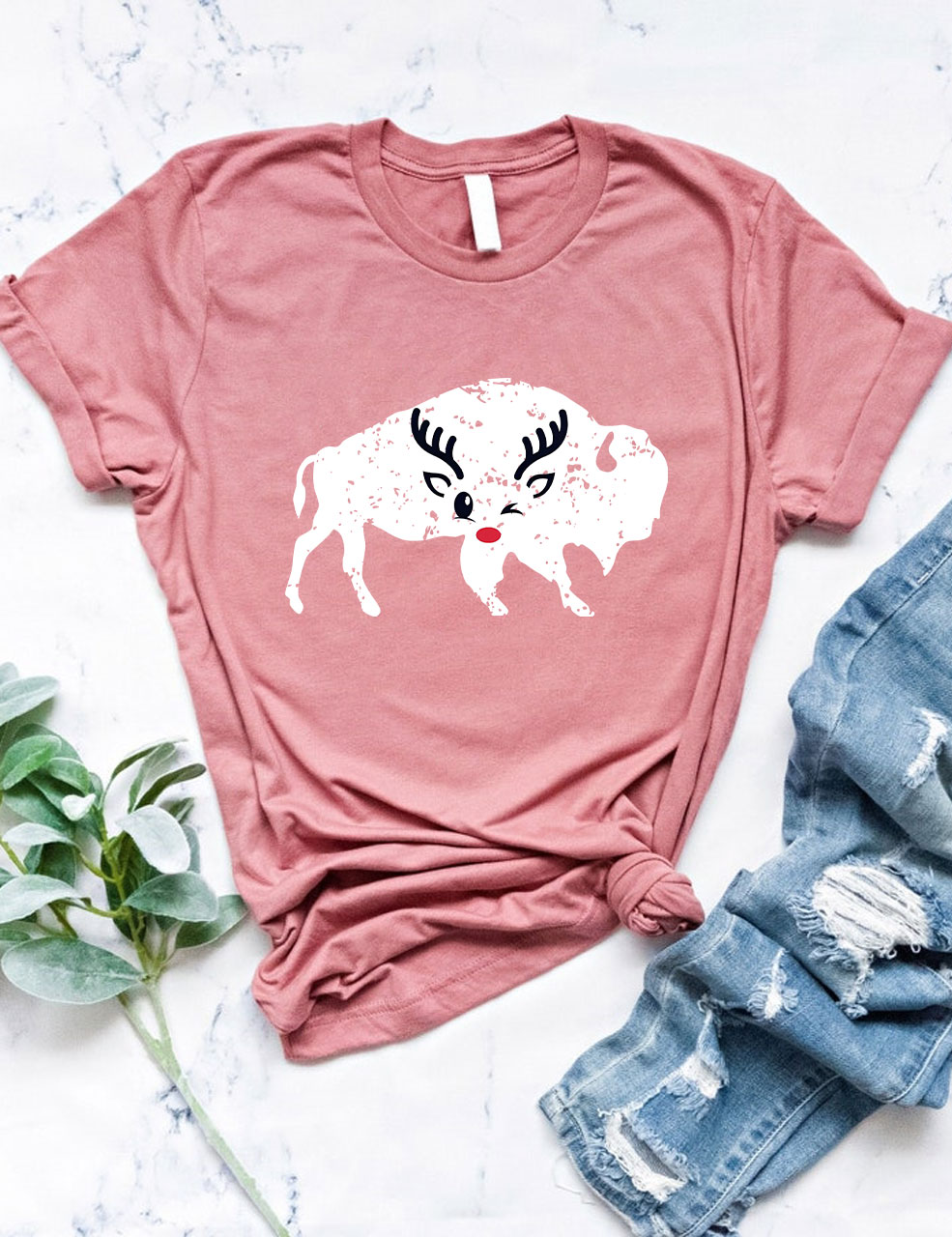 Tis the Season Buffalo Christmas Football T-Shirt