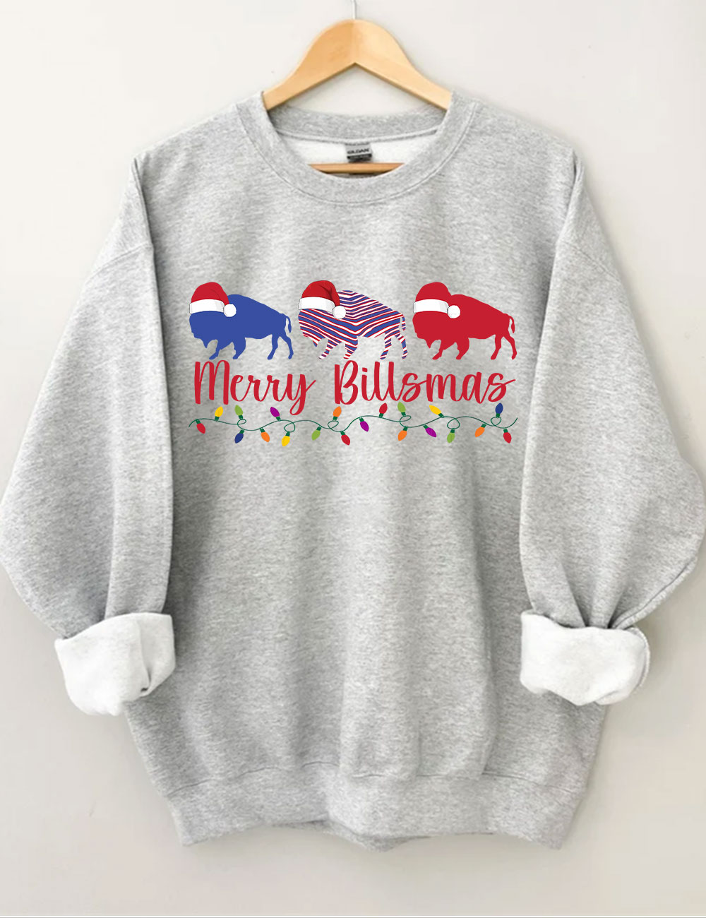 Buffalo Trio Christmas Trees Sweatshirt