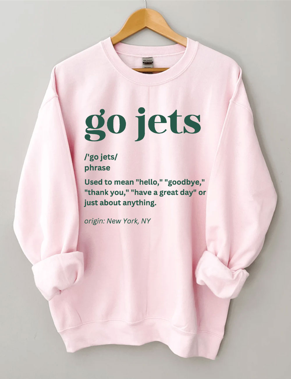 Go Jets Football Sweatshirt
