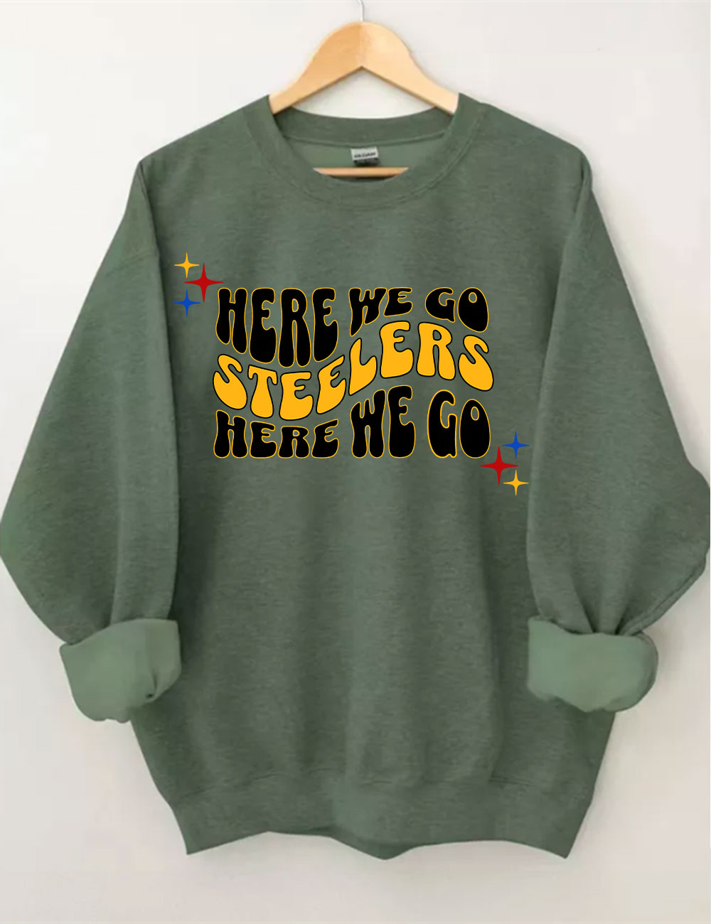 Here We Go Steelers Football Sweatshirt