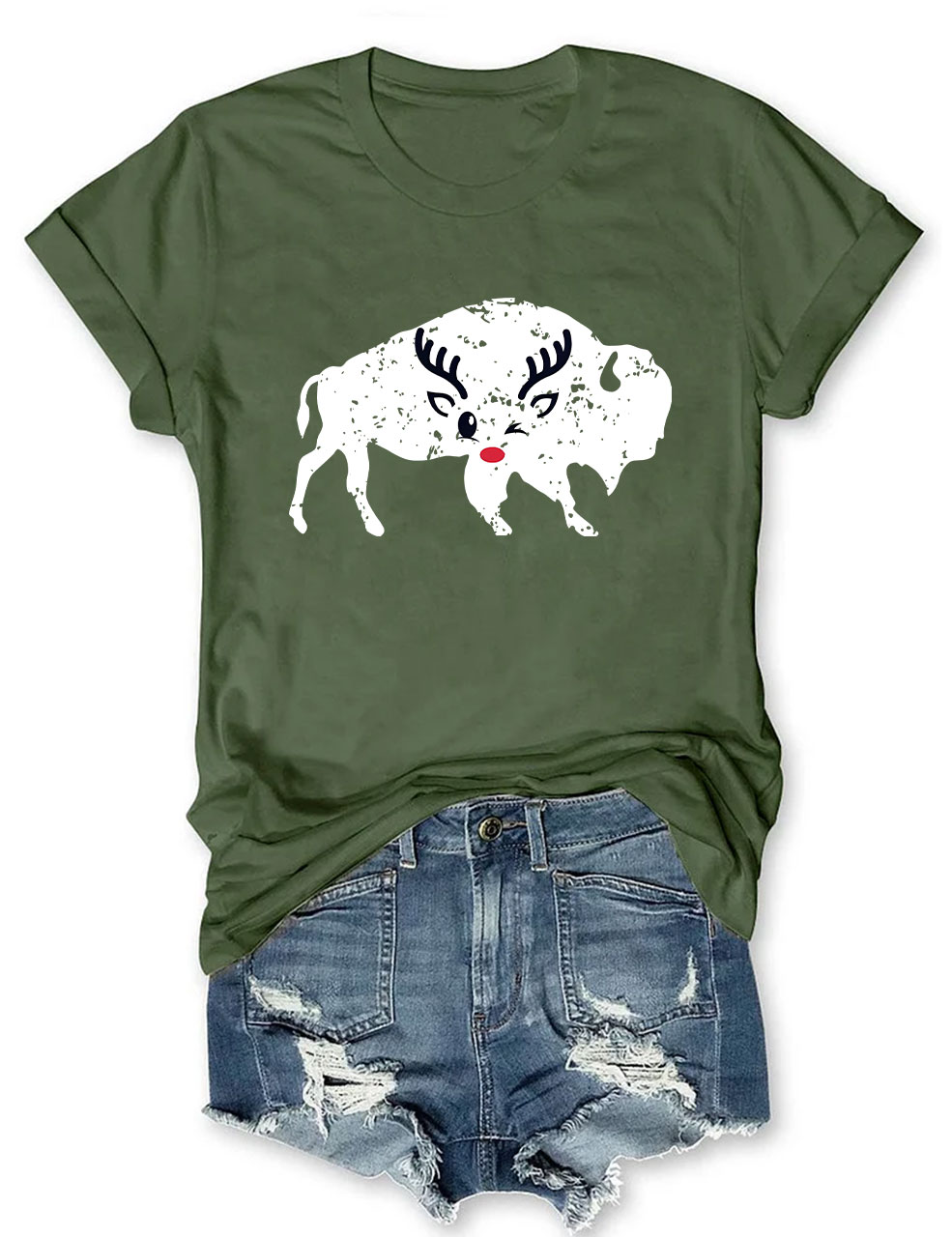 Tis the Season Buffalo Christmas Football T-Shirt