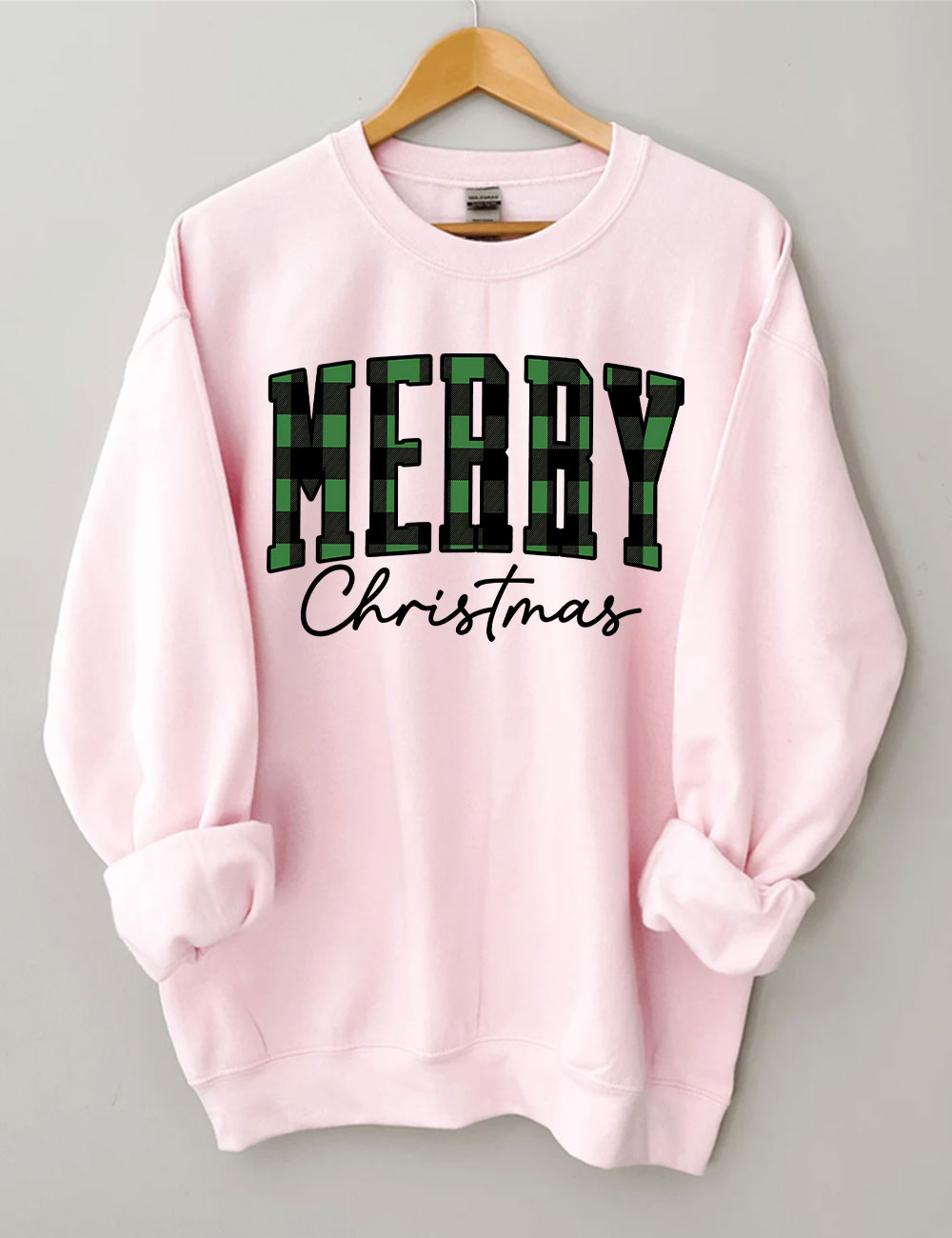 Buffalo Plaid Merry Christmas Sweatshirt