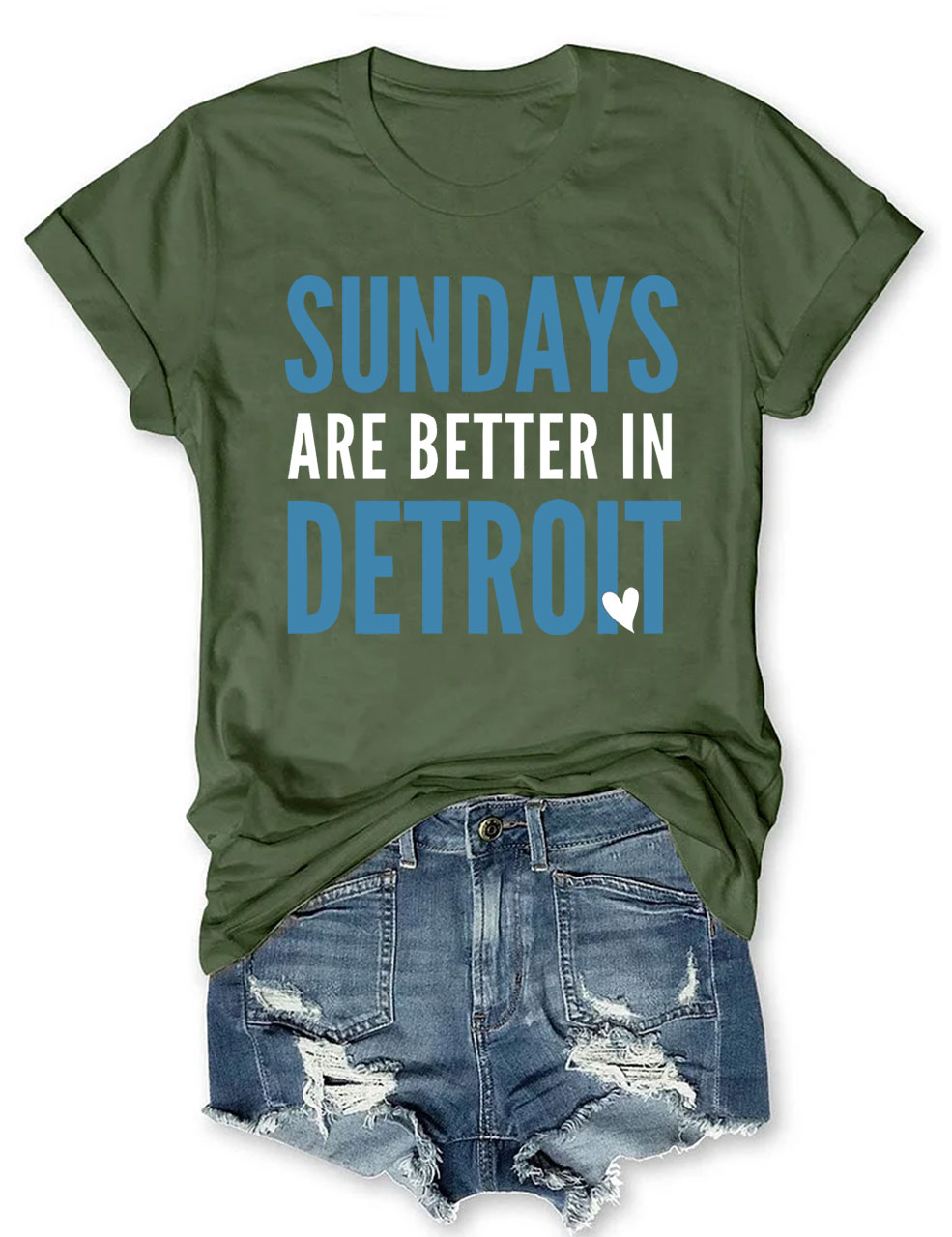 Sundays Are Better In Detroit Football T-Shirt