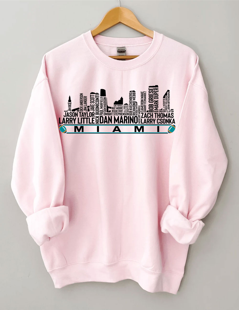 Miami Football Team All Time Legends Sweatshirt