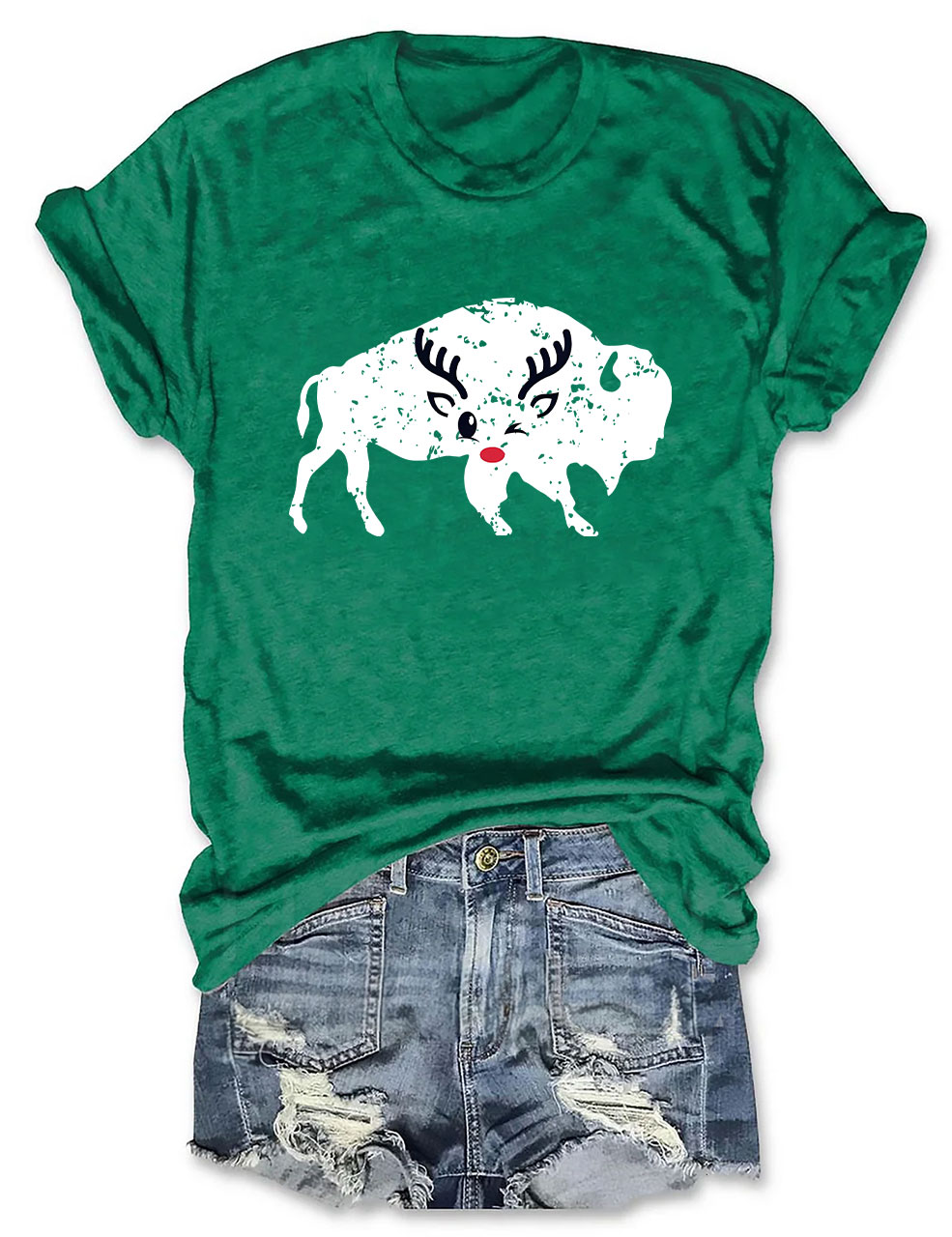 Tis the Season Buffalo Christmas Football T-Shirt