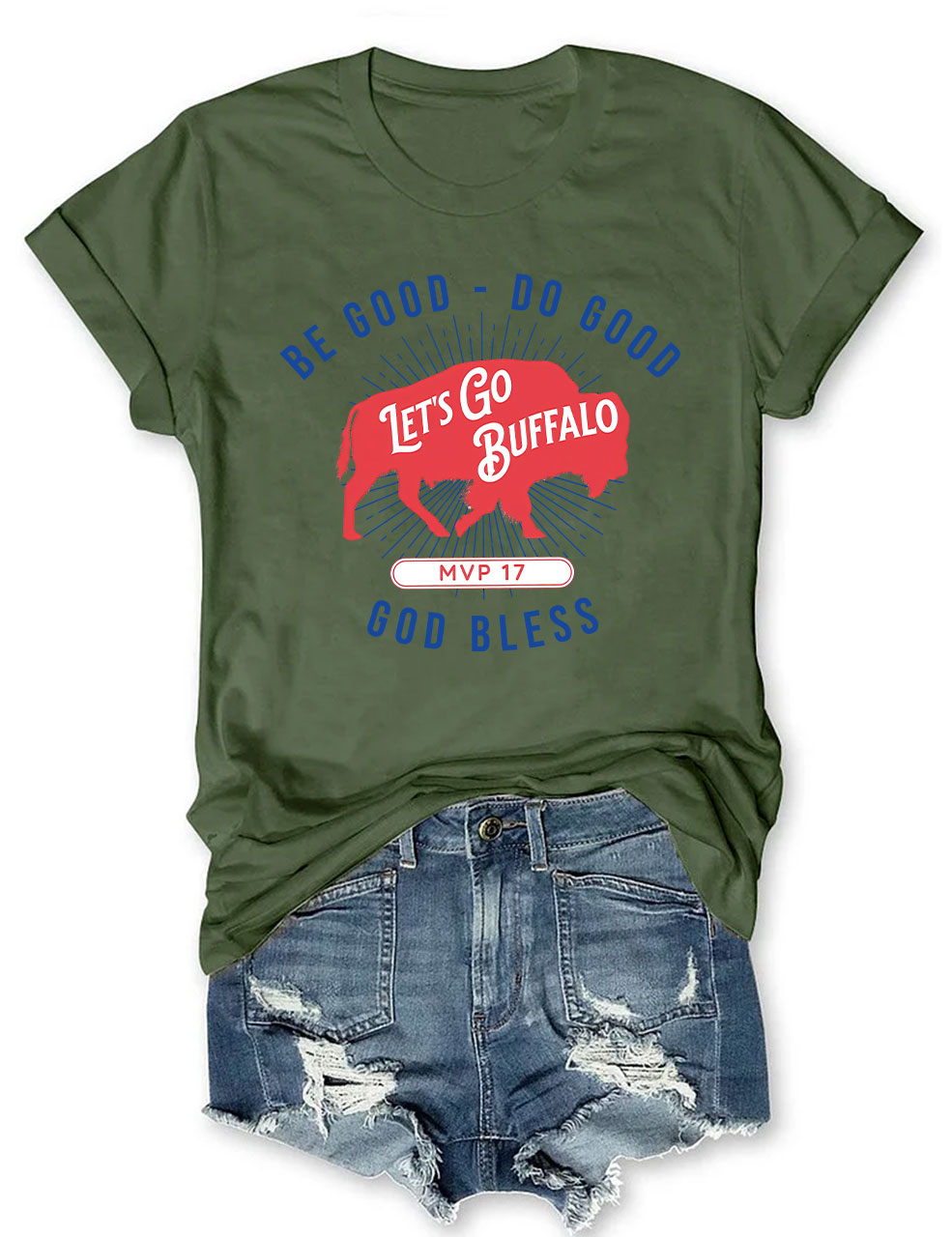 Be Good Do Good Josh MVP Buffalo Football T-Shirt
