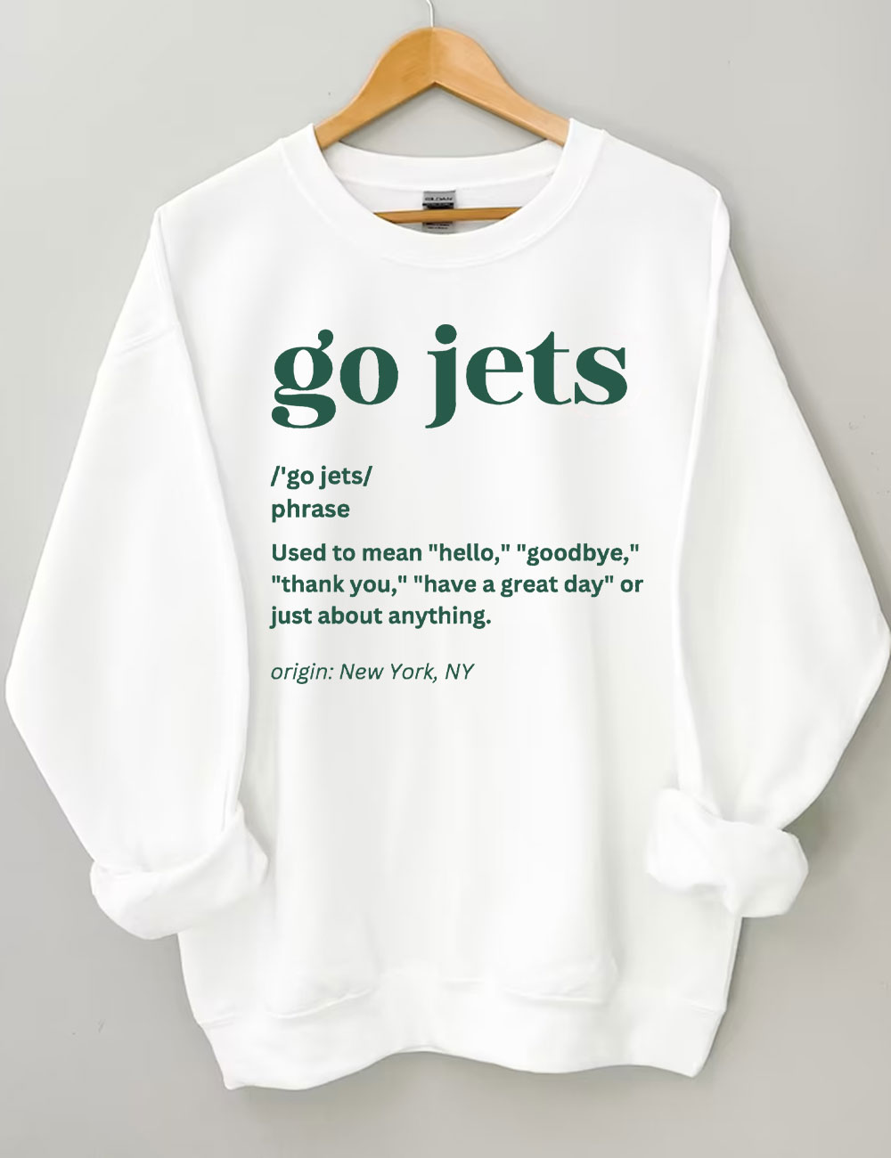 Go Jets Football Sweatshirt