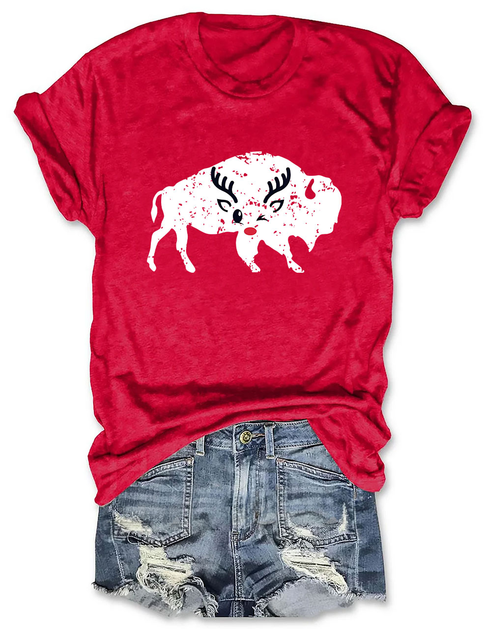 Tis the Season Buffalo Christmas Football T-Shirt