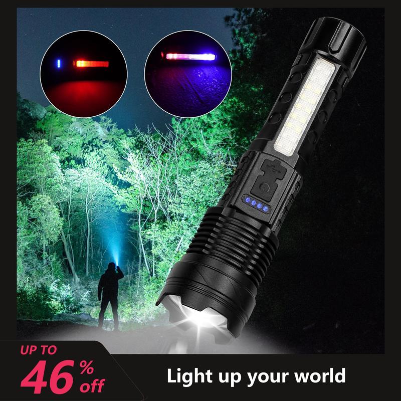 Strong Light Flashlight Waterproof Camping, Mountaineering, Fishing, Lights