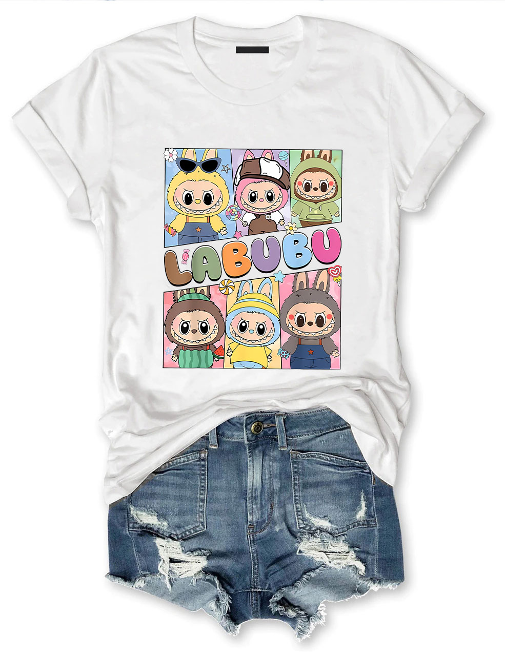 Labubu Cartoon Character T-Shirt