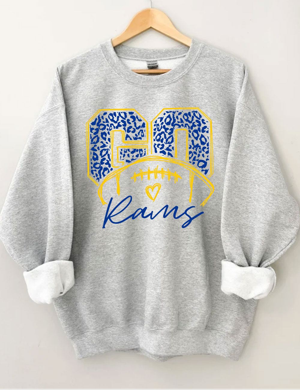 Leopard Go Ravens Sweatshirt