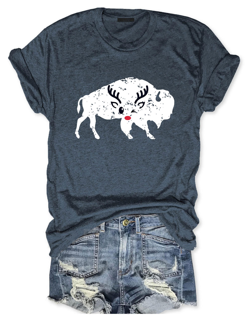 Tis the Season Buffalo Christmas Football T-Shirt