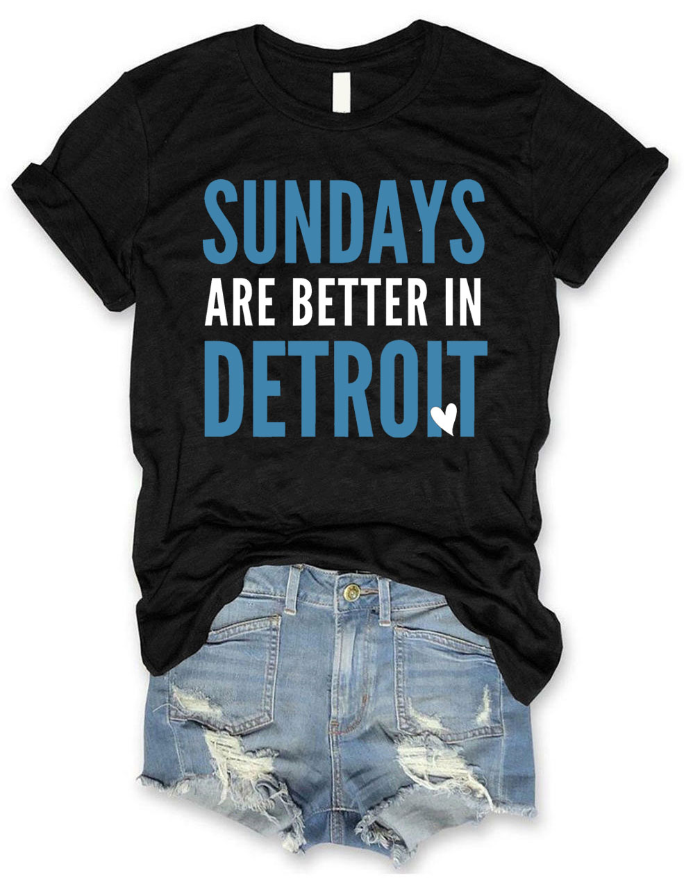 Sundays Are Better In Detroit Football T-Shirt