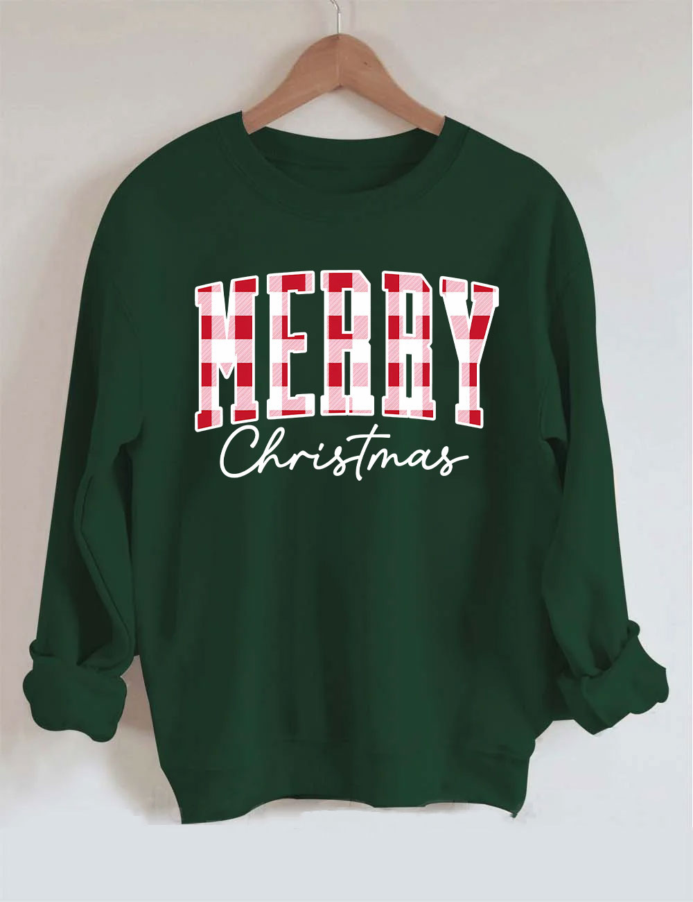 Buffalo Plaid Merry Christmas Sweatshirt