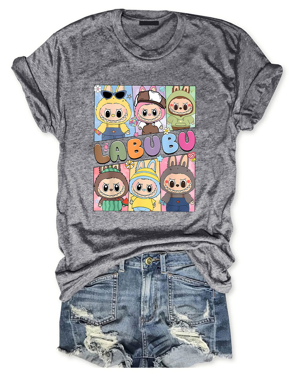 Labubu Cartoon Character T-Shirt