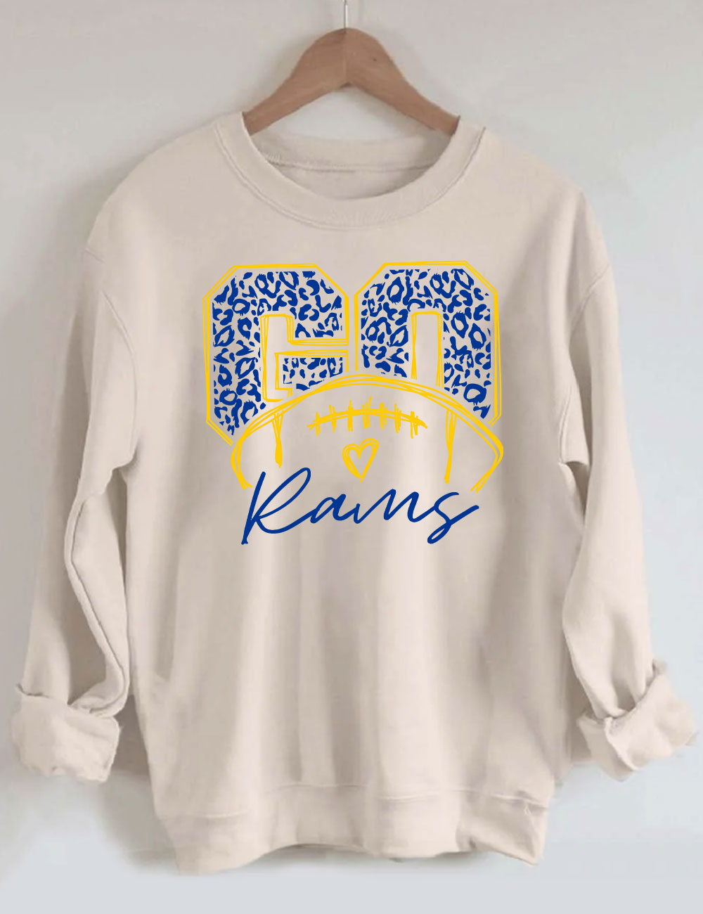 Leopard Go Ravens Sweatshirt