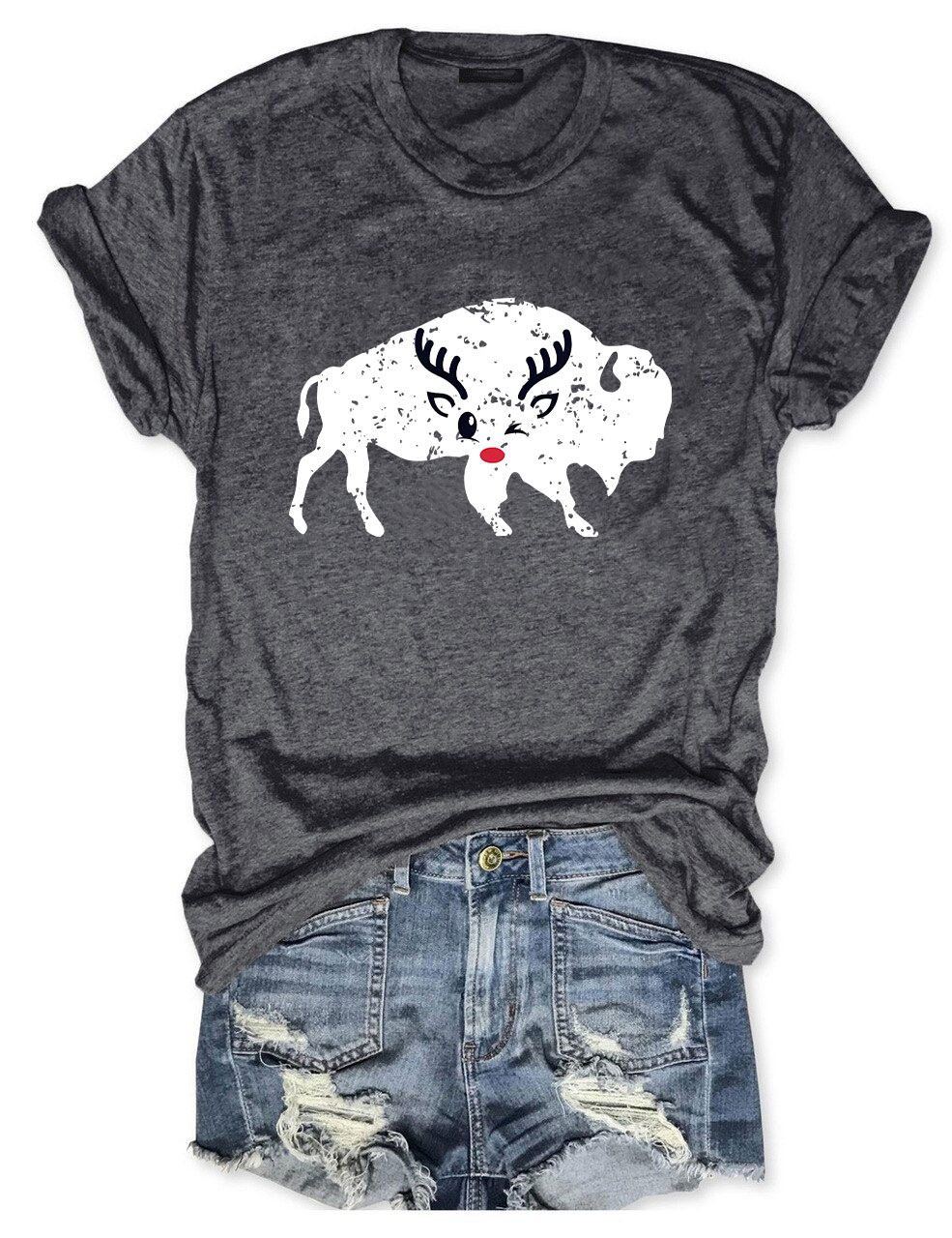 Tis the Season Buffalo Christmas Football T-Shirt