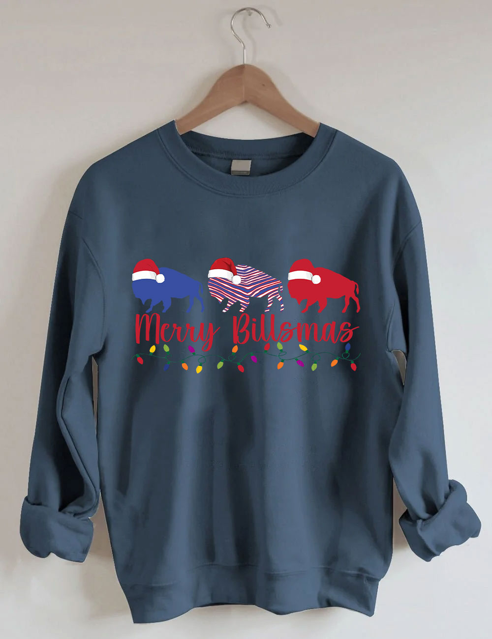 Buffalo Trio Christmas Trees Sweatshirt