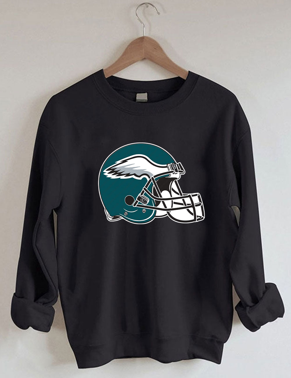 Eagles Helmet Football Sweatshirt