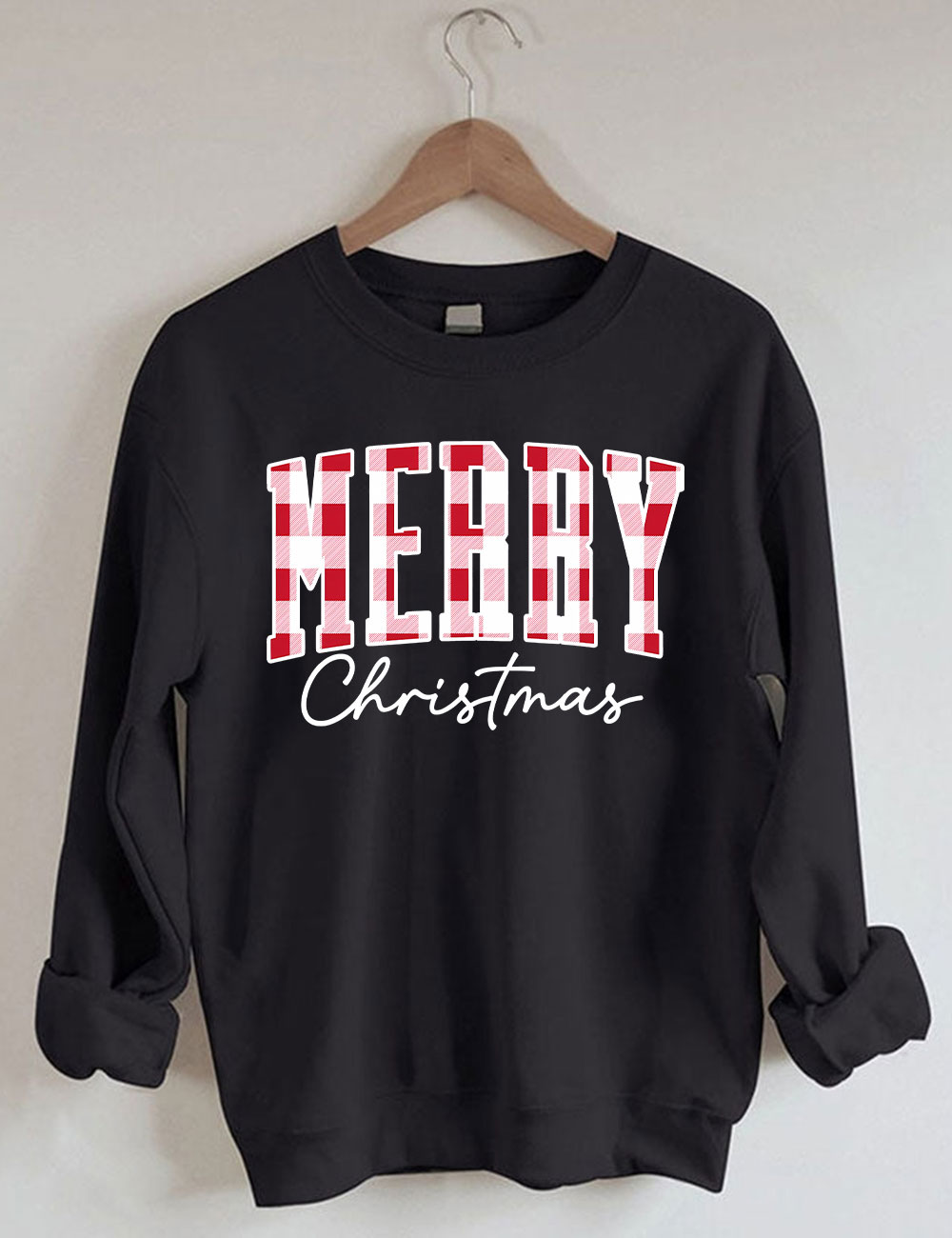 Buffalo Plaid Merry Christmas Sweatshirt