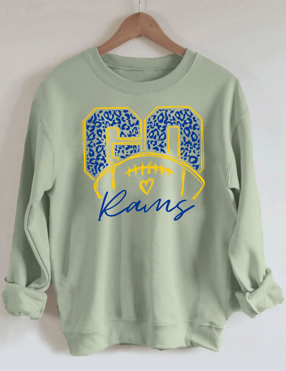 Leopard Go Ravens Sweatshirt