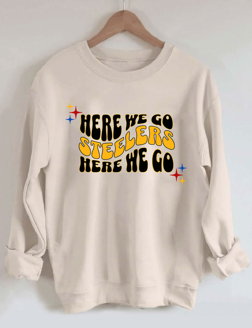 Here We Go Steelers Football Sweatshirt