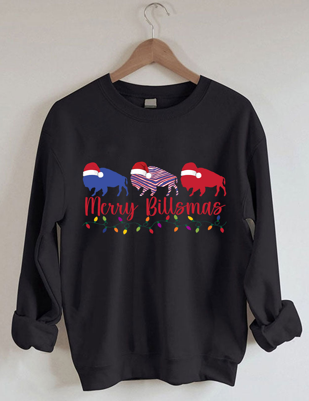 Buffalo Trio Christmas Trees Sweatshirt