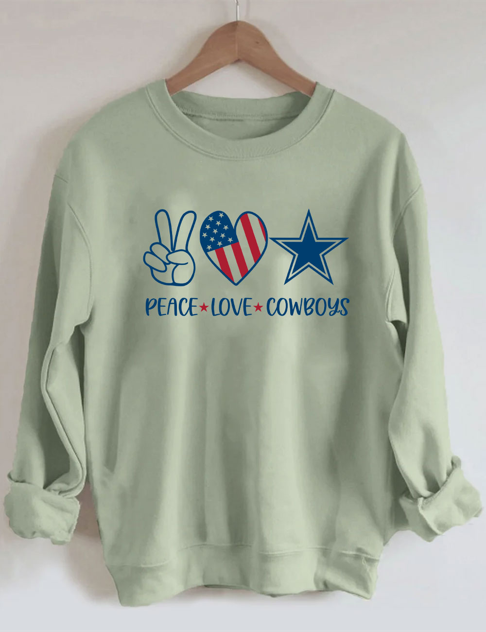 Peace Love Cowboys Sweatshirt