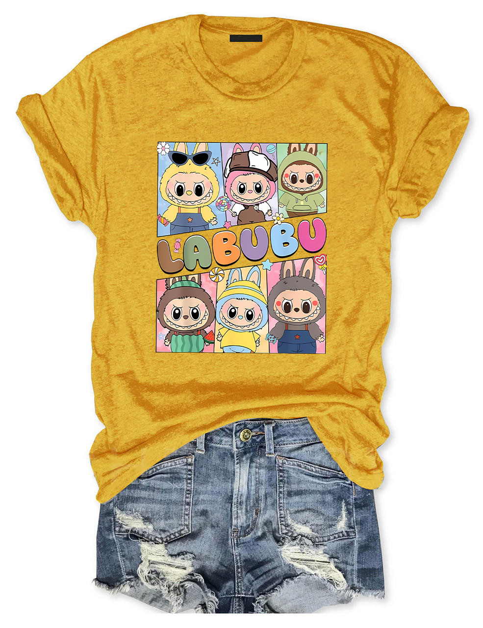 Labubu Cartoon Character T-Shirt