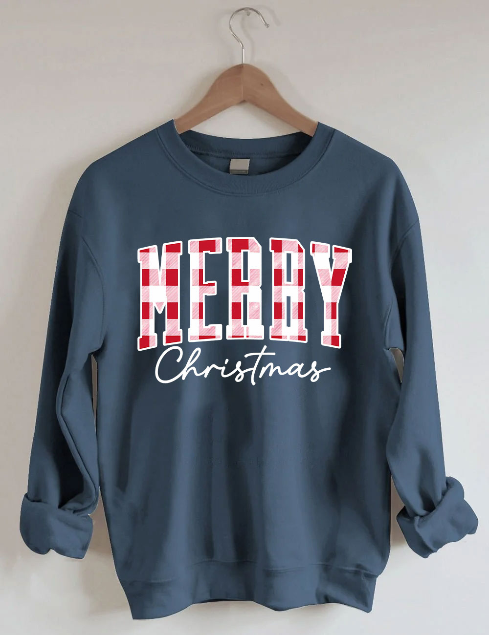 Buffalo Plaid Merry Christmas Sweatshirt