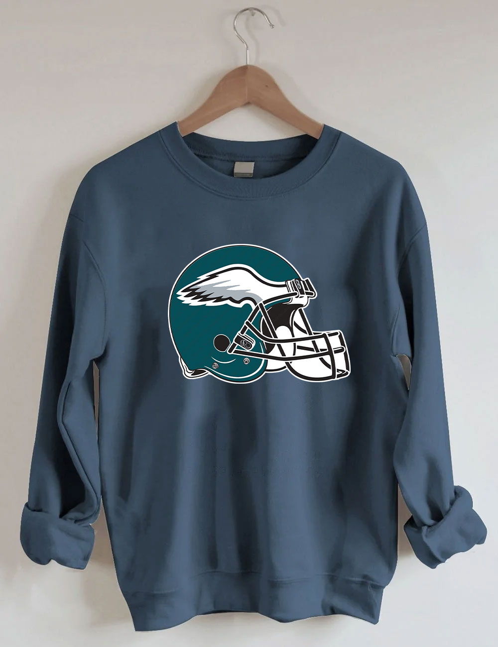 Eagles Helmet Football Sweatshirt