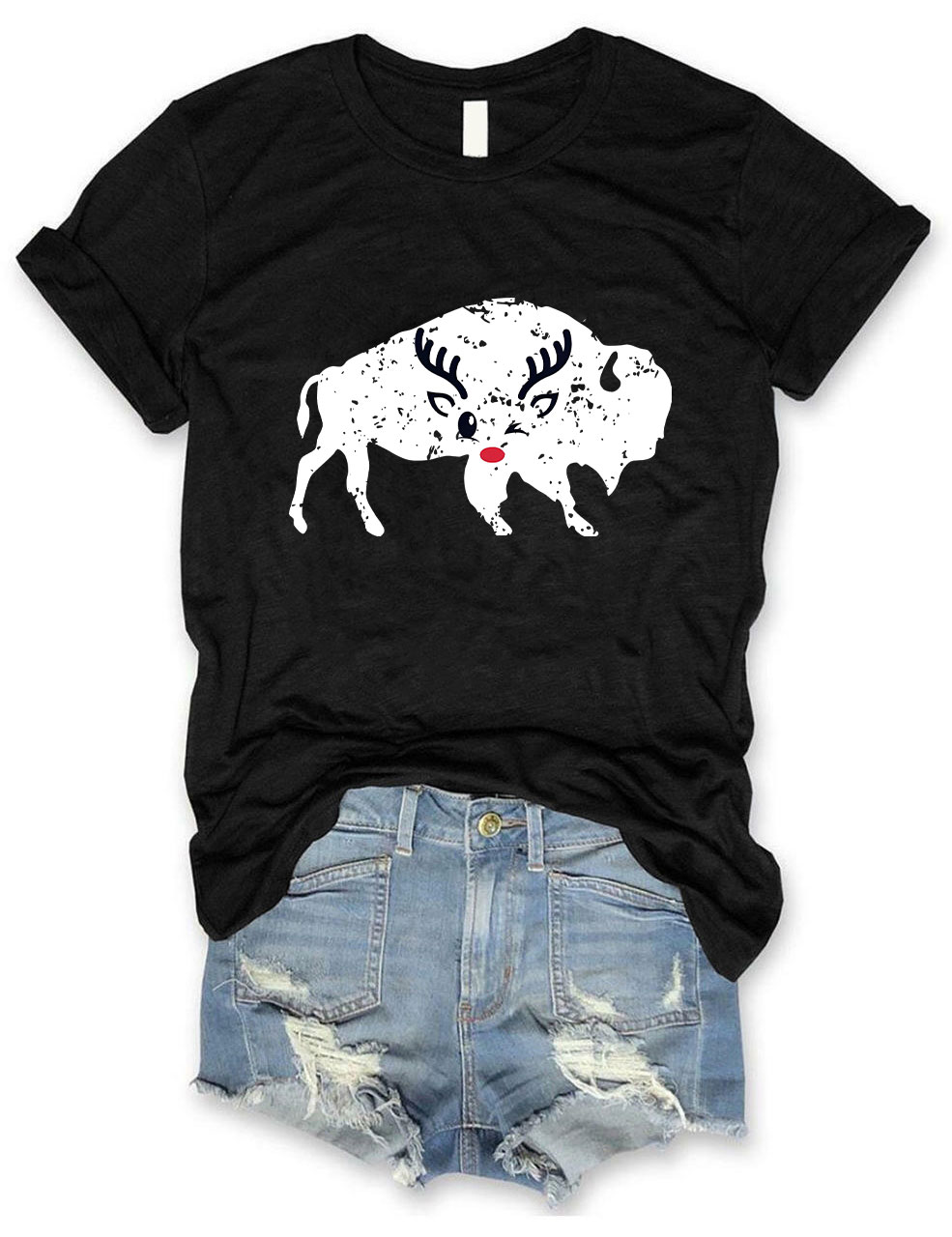 Tis the Season Buffalo Christmas Football T-Shirt