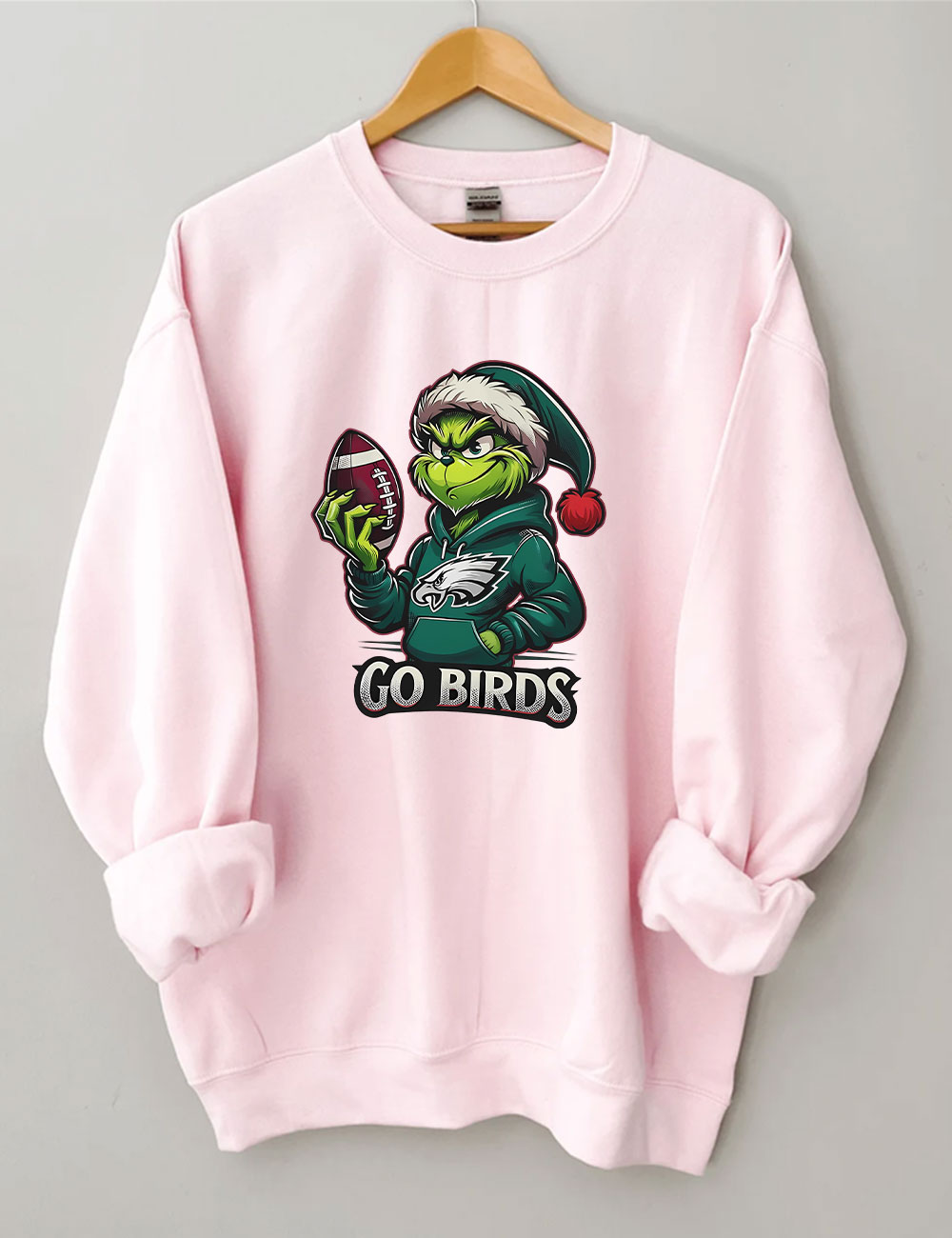 Go Birds Christmas Grinch Football Sweatshirt