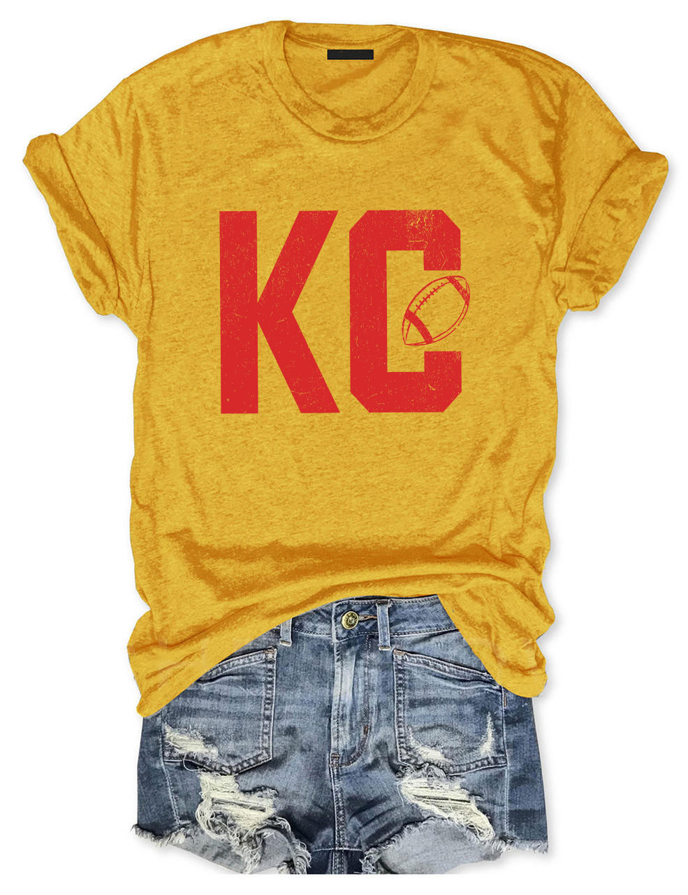 KC Kansas City Football T-Shirt