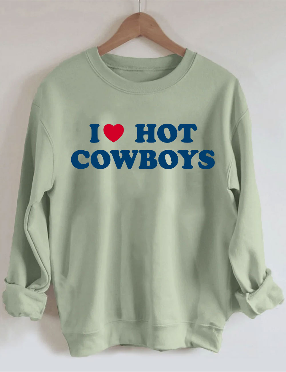 I Love Cowboys Football Sweatshirt