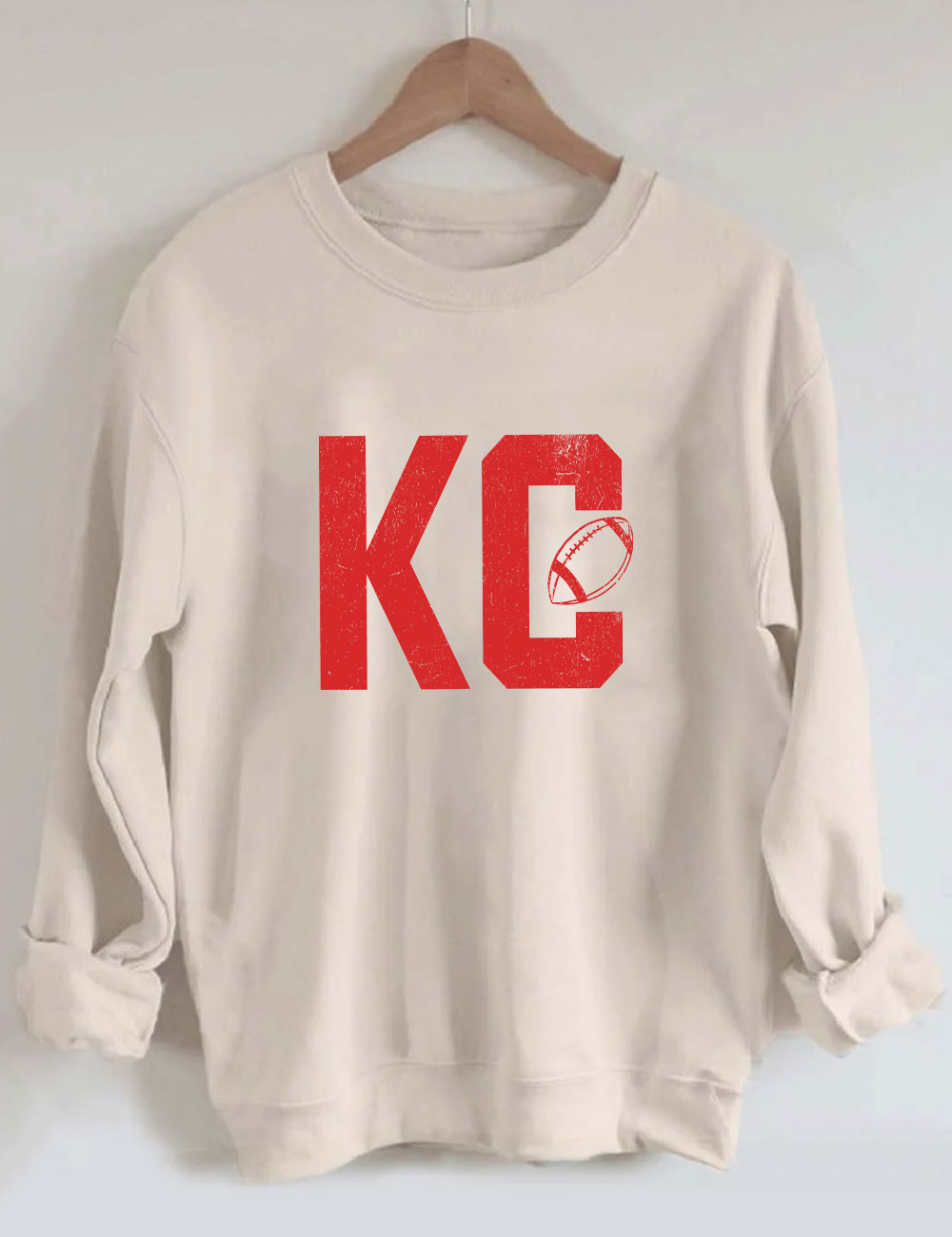 KC Kansas City Football Sweatshirt