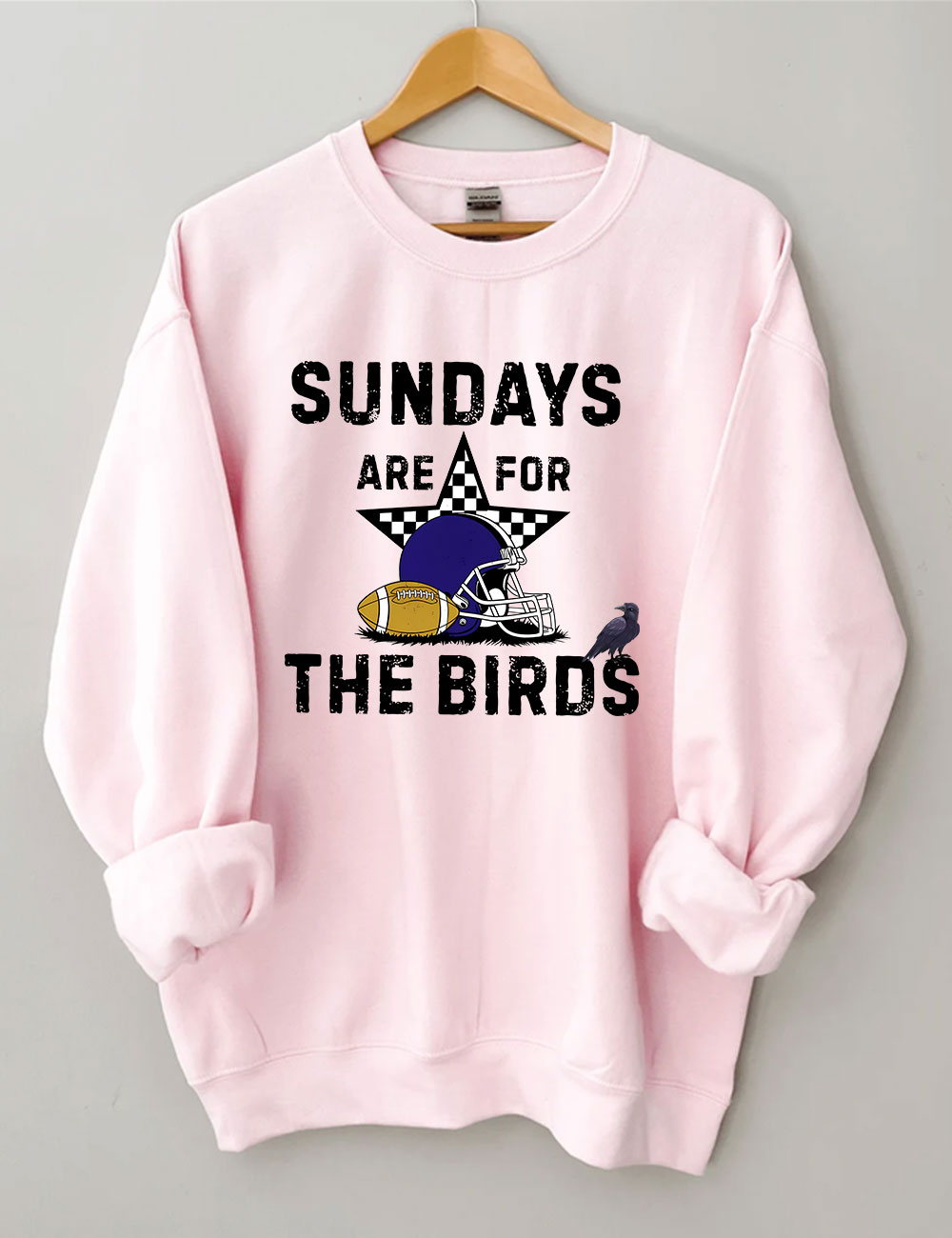 Sundays Are For The Birds Baltimore Funny Football Sweatshirt