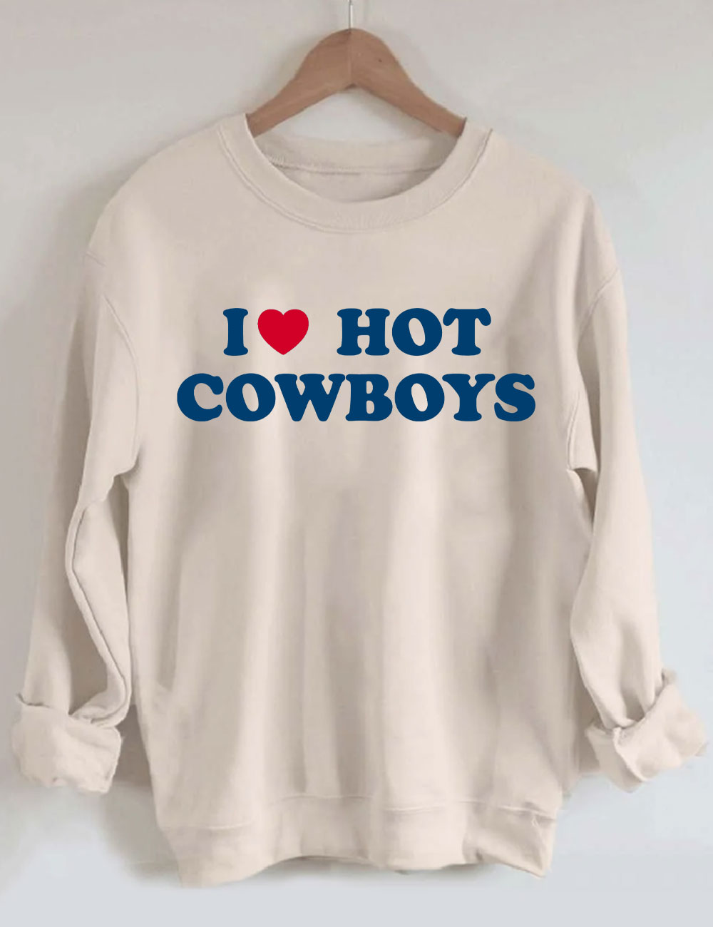 I Love Cowboys Football Sweatshirt